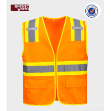 Gilet réfléchissant de sécurité de haute visibilité d&#39;avertissement de Vis pour le fabricant courant en Chine